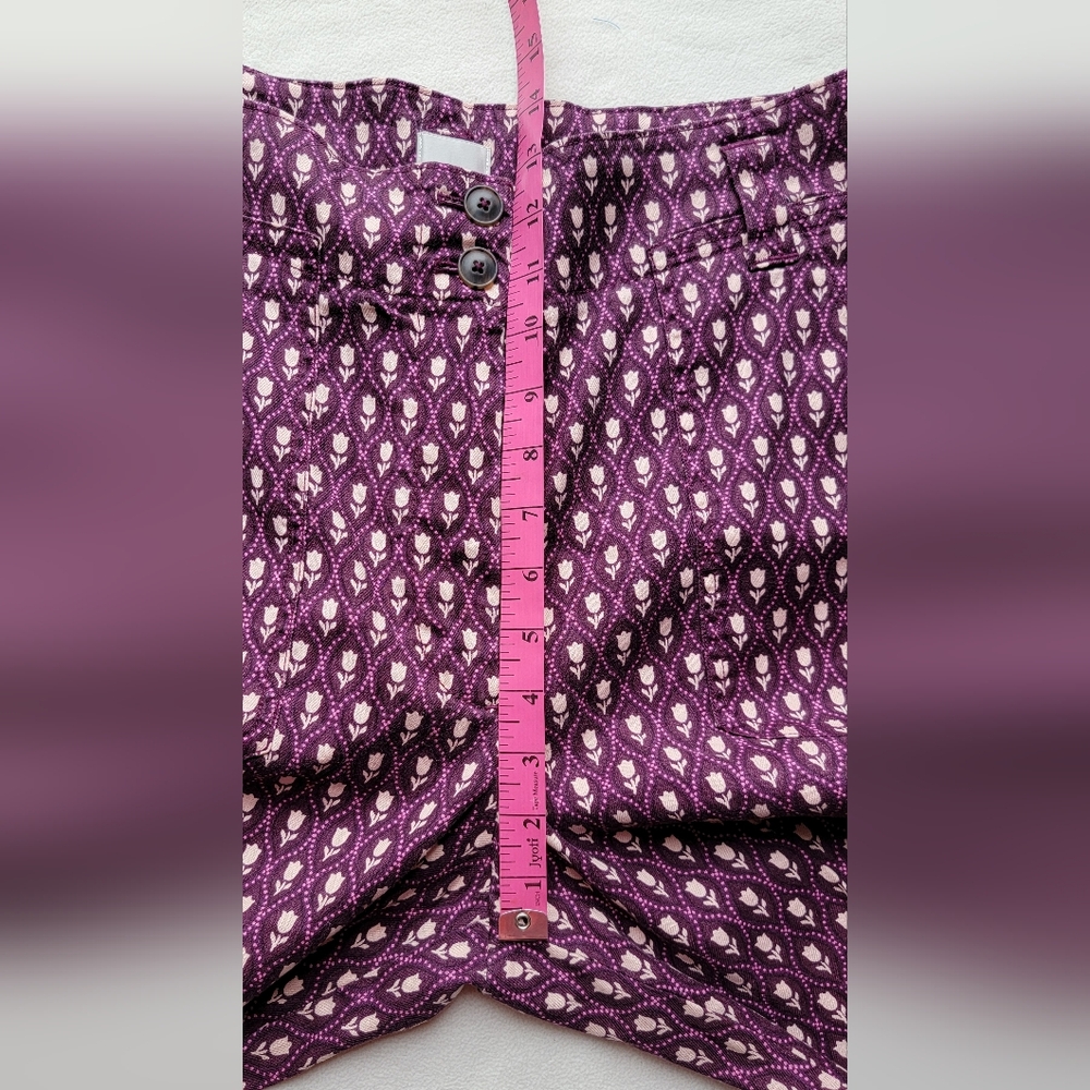 Purple Patterned Pants 14T - Picture 8 of 11
